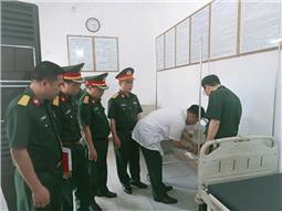 Cục Quân y kiểm tra công tác dược, trang bị quân y tại Sư đoàn 3